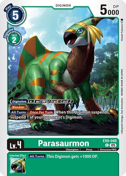 Parasaurmon [EX9-040] [Versus Monsters] | Enigma On Main