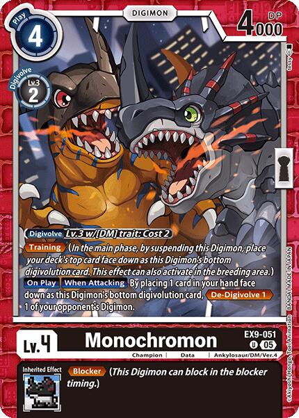 Monochromon [EX9-051] [Versus Monsters] | Enigma On Main