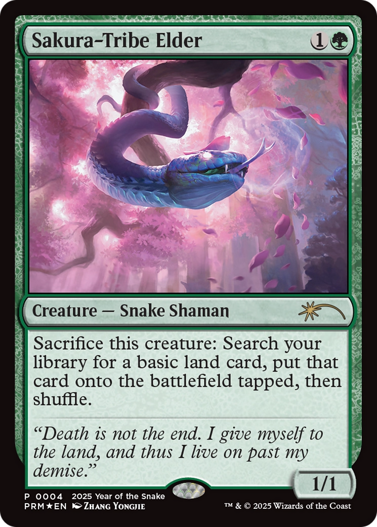 Sakura-Tribe Elder (Year of the Snake 2025) [Standard Showdown Promos] | Enigma On Main