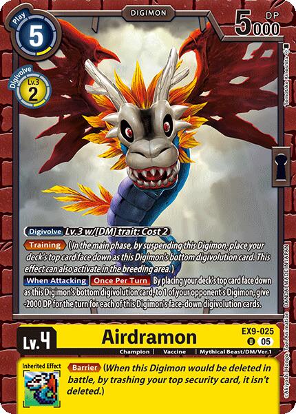 Airdramon [EX9-025] [Versus Monsters] | Enigma On Main