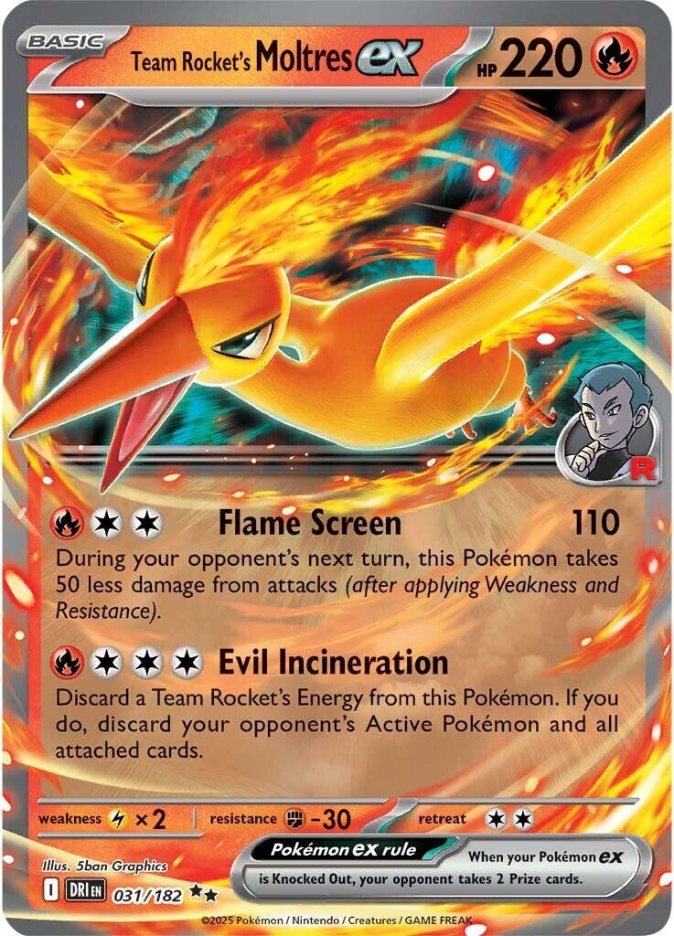 Team Rocket's Moltres ex (031/182) [Scarlet & Violet: Destined Rivals] | Enigma On Main