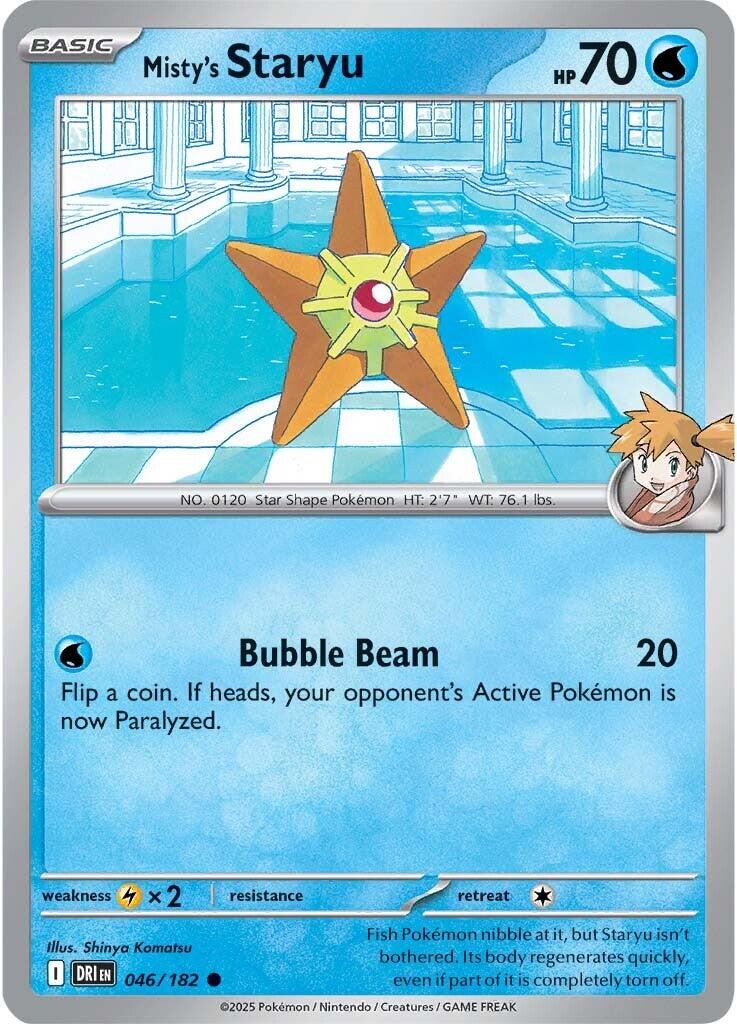Misty's Staryu (046/180) [Scarlet & Violet: Destined Rivals] | Enigma On Main