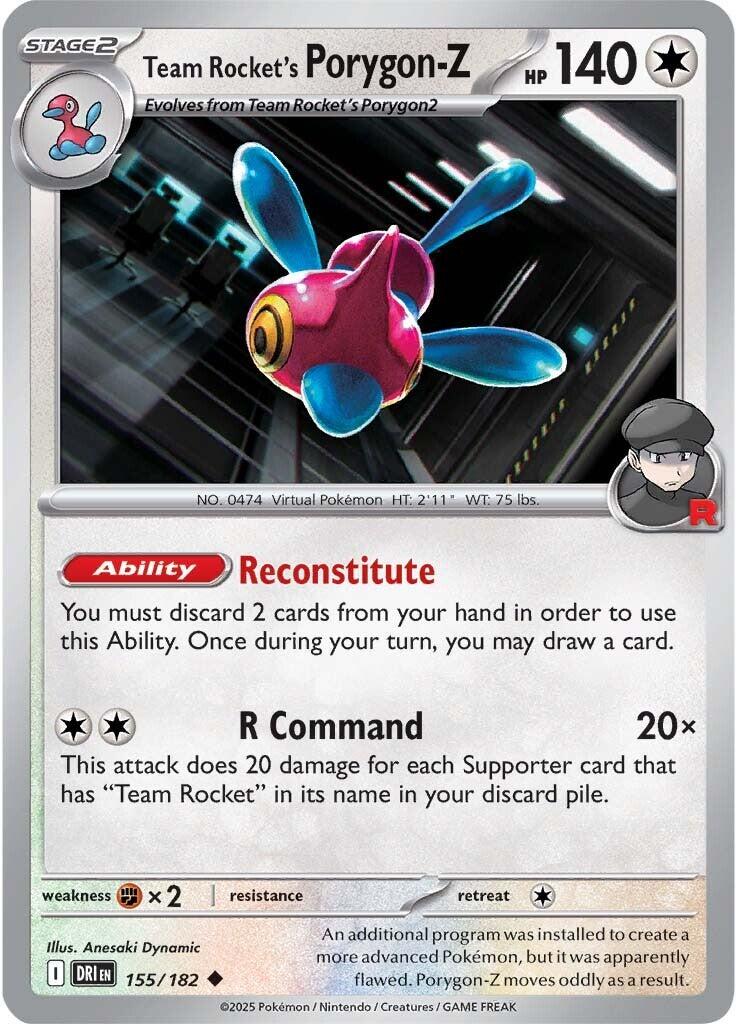 Team Rocket's Porygon-Z (155/182) [Scarlet & Violet: Destined Rivals] | Enigma On Main