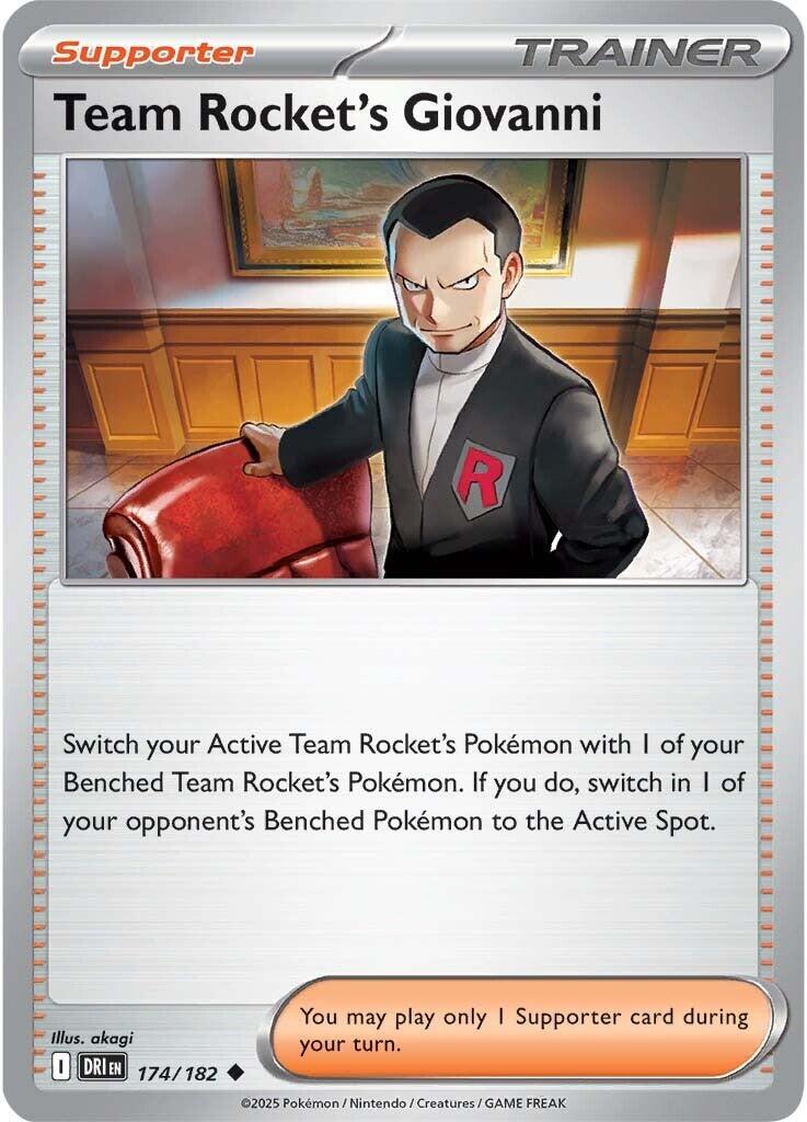 Team Rocket's Giovanni (174/182) [Scarlet & Violet: Destined Rivals] | Enigma On Main