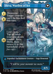 Jill, Shiva's Dominant // Shiva, Warden of Ice (Borderless) [FINAL FANTASY] | Enigma On Main
