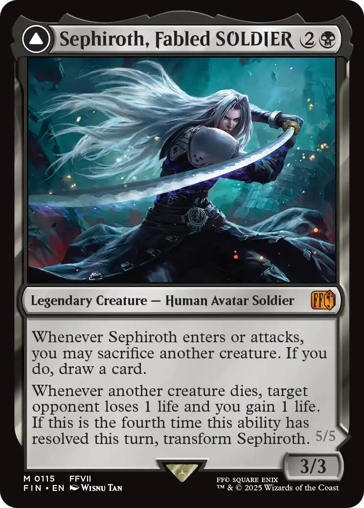Sephiroth, Fabled SOLDIER // Sephiroth, One-Winged Angel [FINAL FANTASY] | Enigma On Main