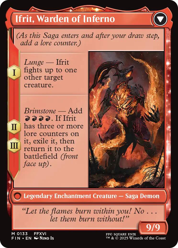 Clive, Ifrit's Dominant // Ifrit, Warden of Inferno [FINAL FANTASY] | Enigma On Main