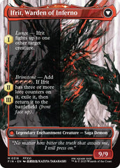 Clive, Ifrit's Dominant // Ifrit, Warden of Inferno (Borderless) (0318) [FINAL FANTASY] | Enigma On Main