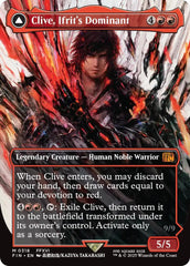 Clive, Ifrit's Dominant // Ifrit, Warden of Inferno (Borderless) (0318) [FINAL FANTASY] | Enigma On Main