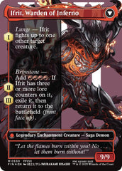 Clive, Ifrit's Dominant // Ifrit, Warden of Inferno (Borderless) (Surge Foil) [FINAL FANTASY] | Enigma On Main