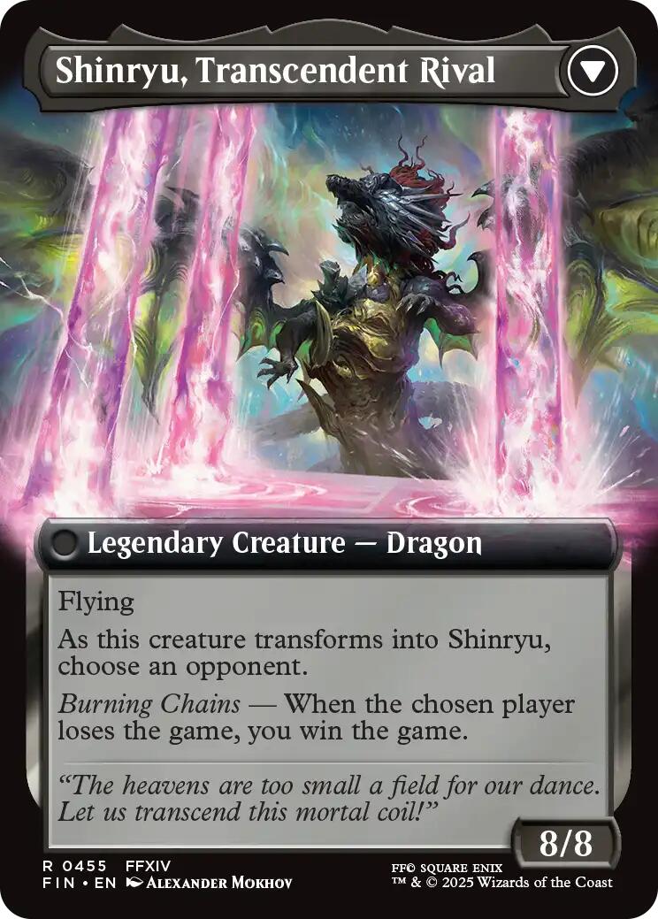Zenos yae Galvus // Shinryu, Transcendent Rival (Extended Art) [FINAL FANTASY] | Enigma On Main