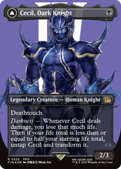 Cecil, Dark Knight // Cecil, Redeemed Paladin (Borderless) (Surge Foil) [FINAL FANTASY] | Enigma On Main