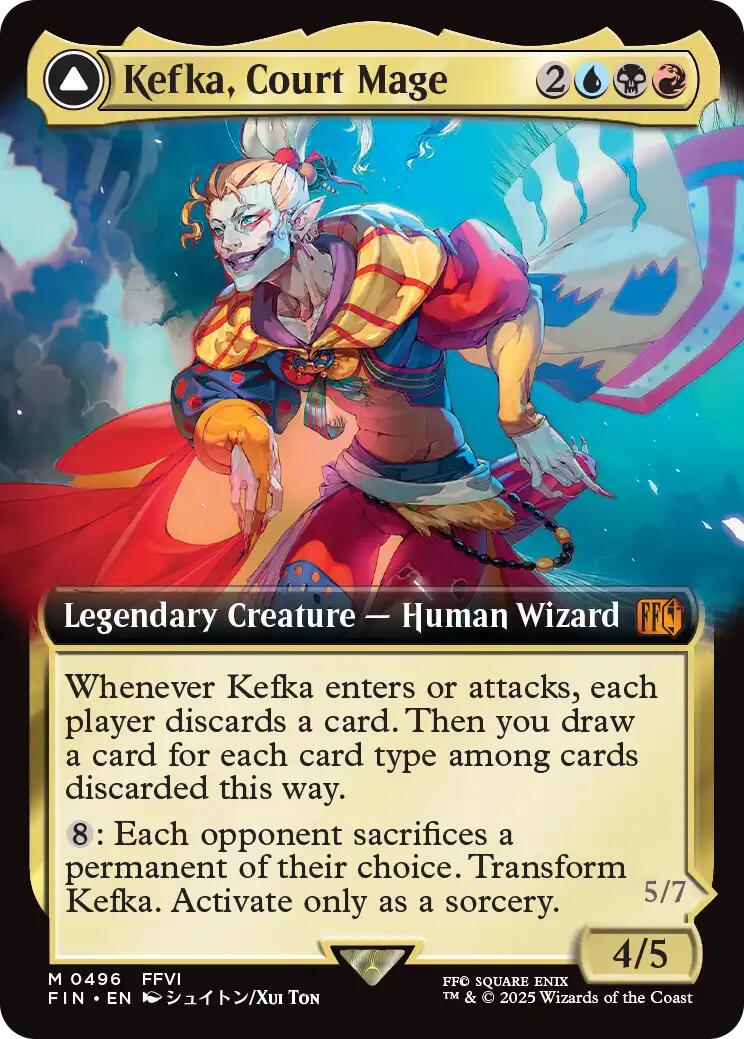 Kefka, Court Mage // Kefka, Ruler of Ruin (Extended Art) [FINAL FANTASY] | Enigma On Main