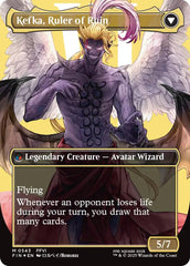 Kefka, Court Mage // Kefka, Ruler of Ruin (Borderless) (Surge Foil) [FINAL FANTASY] | Enigma On Main