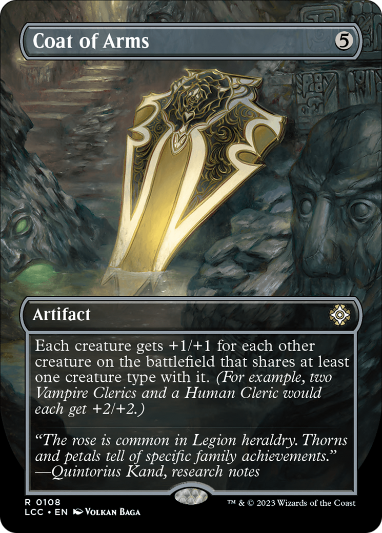 Coat of Arms (Borderless) [The Lost Caverns of Ixalan Commander] | Enigma On Main