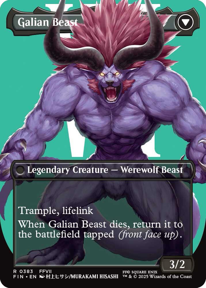 Vincent Valentine // Galian Beast (Borderless) [FINAL FANTASY] | Enigma On Main
