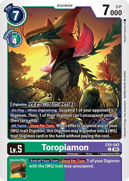 Toropiamon [EX9-042] [Versus Monsters] | Enigma On Main