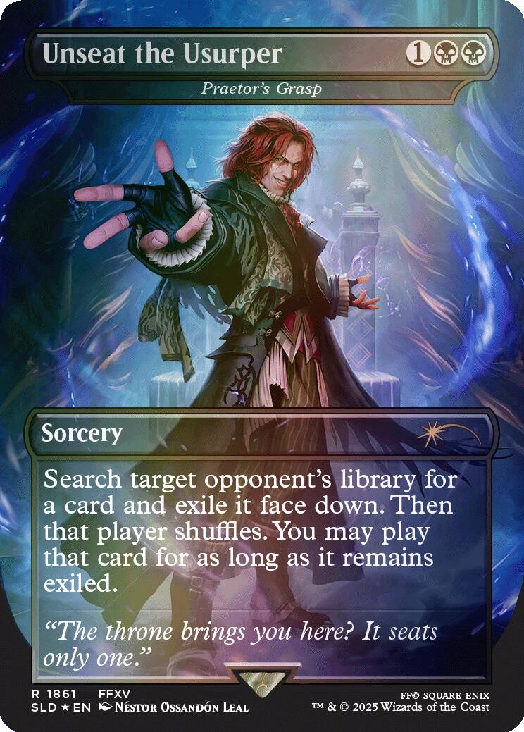 Unseat the Usurper - Praetor's Grasp (Rainbow Foil) [Secret Lair Drop Series] | Enigma On Main