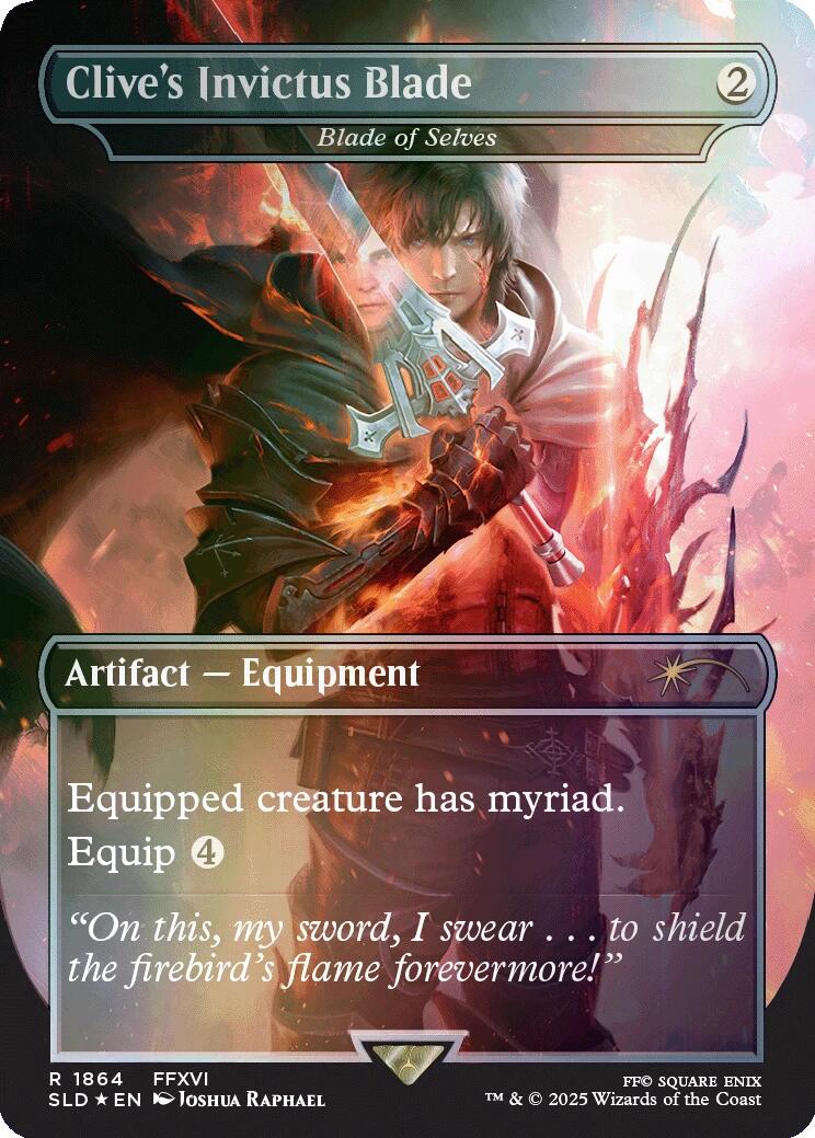 Clive's Invictus Blade - Blade of Selves (Rainbow Foil) [Secret Lair Drop Series] | Enigma On Main