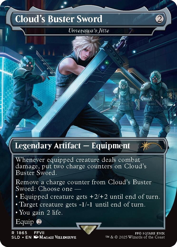 Cloud's Buster Sword - Umezawa's Jitte [Secret Lair Drop Series] | Enigma On Main