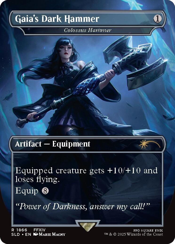 Gaia's Dark Hammer - Colossus Hammer [Secret Lair Drop Series] | Enigma On Main