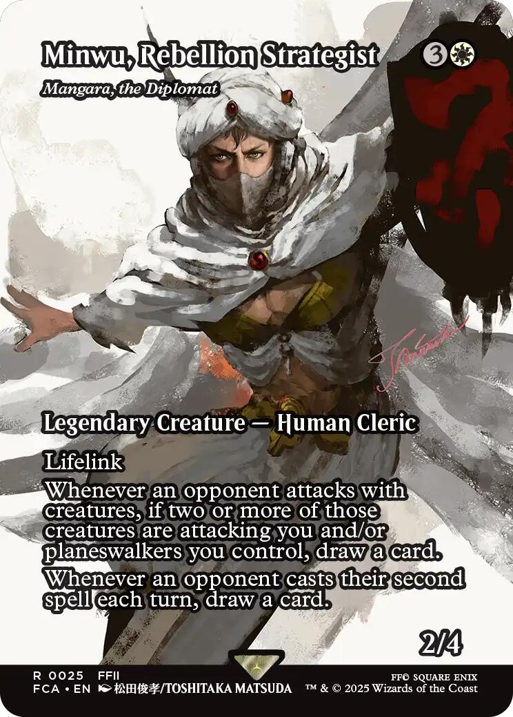 Minwu, Rebellion Strategist - Mangara, the Diplomat (Showcase) [FINAL FANTASY : Through the Ages] | Enigma On Main