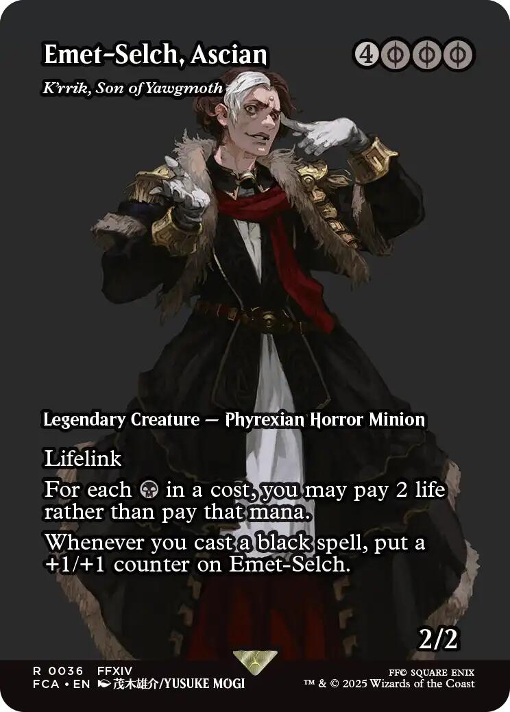 Emet-Selch, Ascian - K'rrik, Son of Yawgmoth (Showcase) [FINAL FANTASY : Through the Ages] | Enigma On Main
