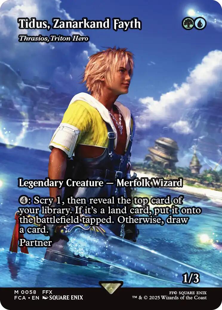 Tidus, Zanarkand Fayth - Thrasios, Triton Hero (Showcase) [FINAL FANTASY : Through the Ages] | Enigma On Main
