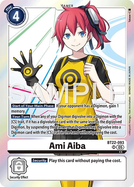 Ami Aiba [BT22-093] [Cyber Eden] | Enigma On Main