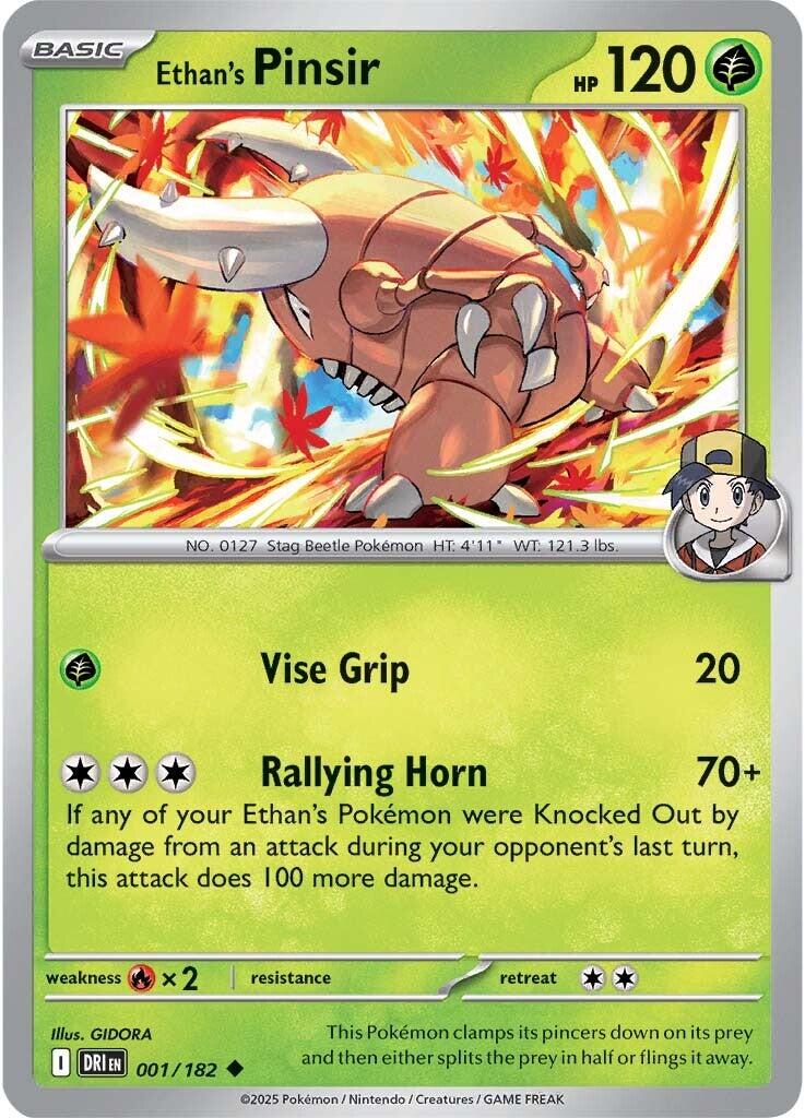 Ethan's Pinsir (001/182) [Scarlet & Violet: Destined Rivals] | Enigma On Main
