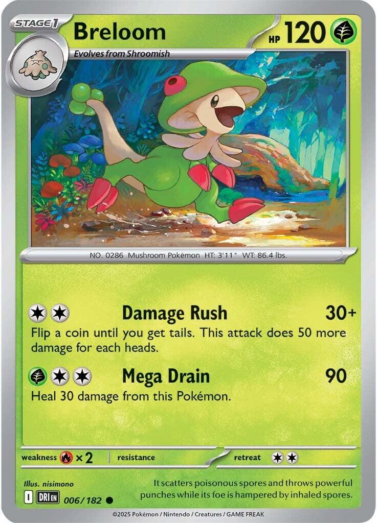 Breloom (006/182) [Scarlet & Violet: Destined Rivals] | Enigma On Main