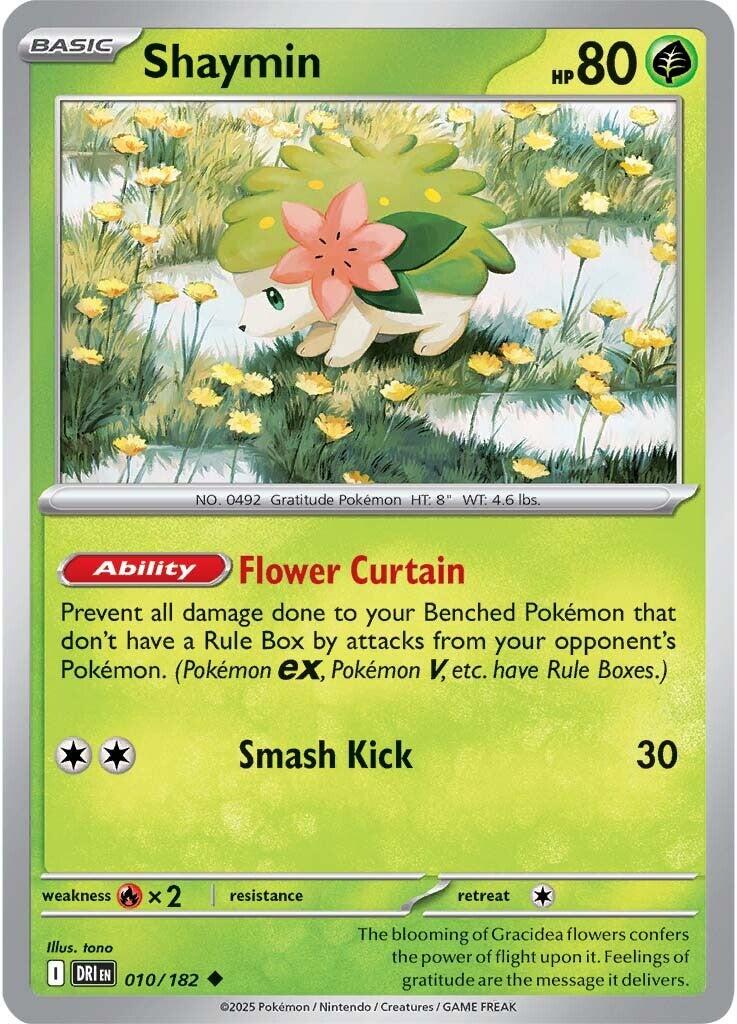 Shaymin (010/182) [Scarlet & Violet: Destined Rivals] | Enigma On Main
