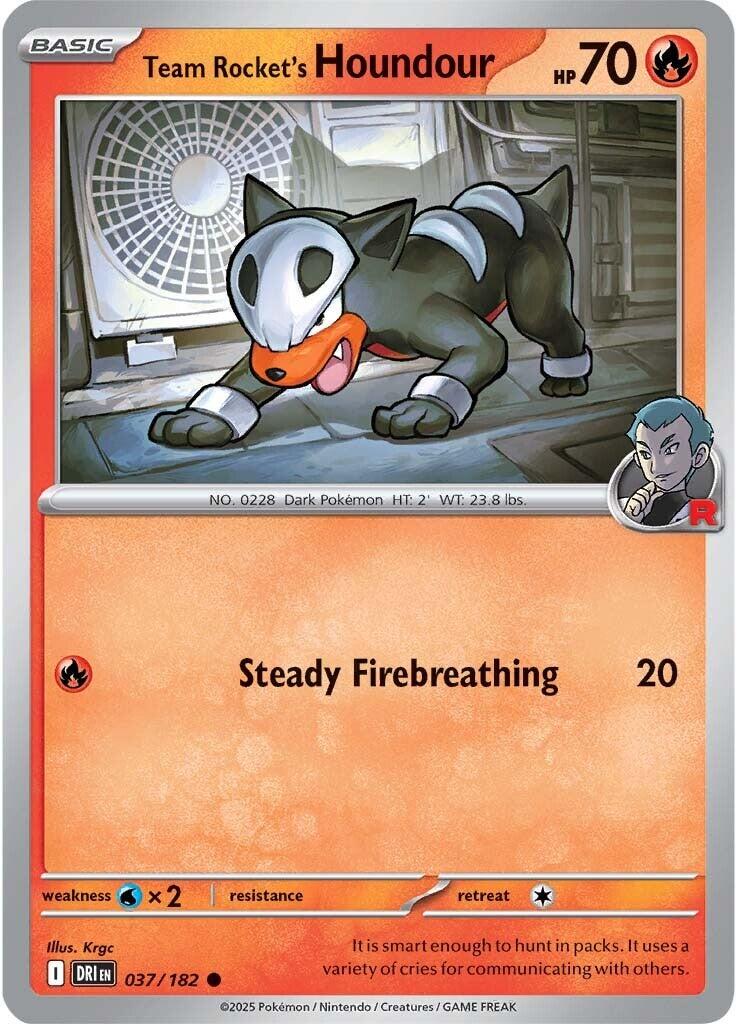 Team Rocket's Houndour (037/182) [Scarlet & Violet: Destined Rivals] | Enigma On Main