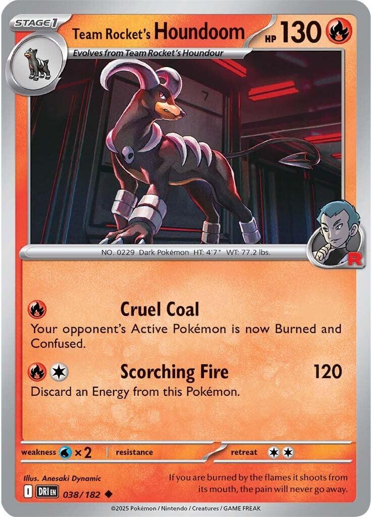 Team Rocket's Houndoom (038/182) [Scarlet & Violet: Destined Rivals] | Enigma On Main