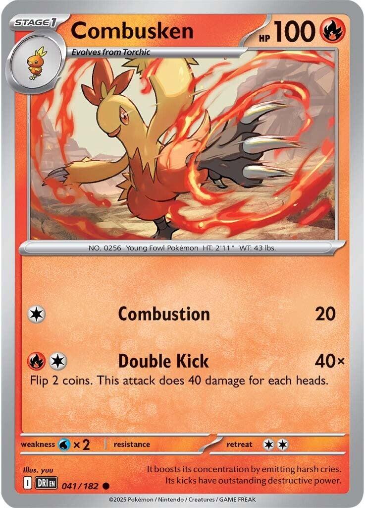 Combusken (041/182) [Scarlet & Violet: Destined Rivals] | Enigma On Main