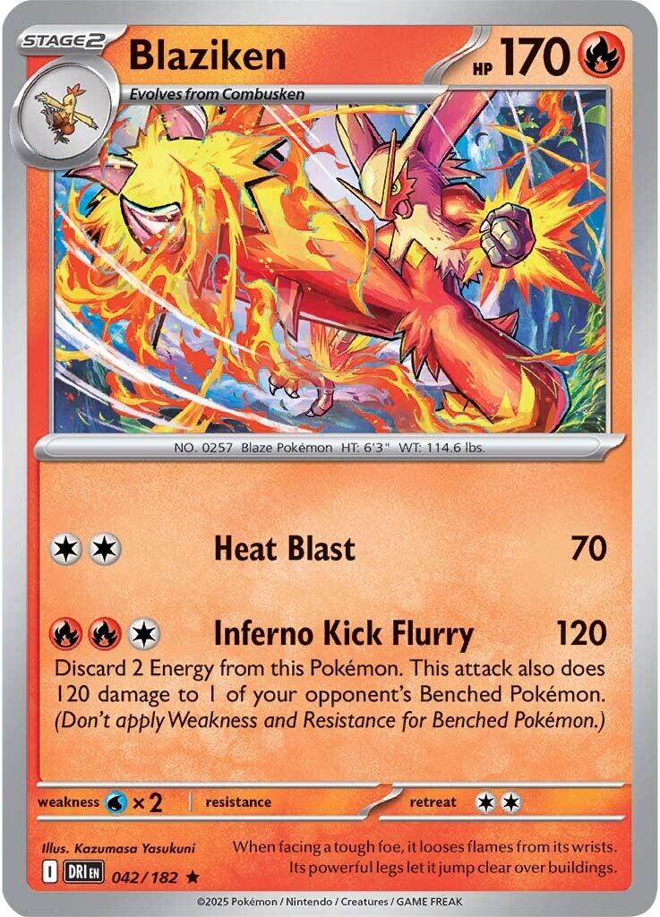 Blaziken (042/182) [Scarlet & Violet: Destined Rivals] | Enigma On Main