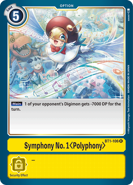 Symphony No.1 (Polyphony) [BT1-106] [Release Special Booster Ver.1.0] | Enigma On Main