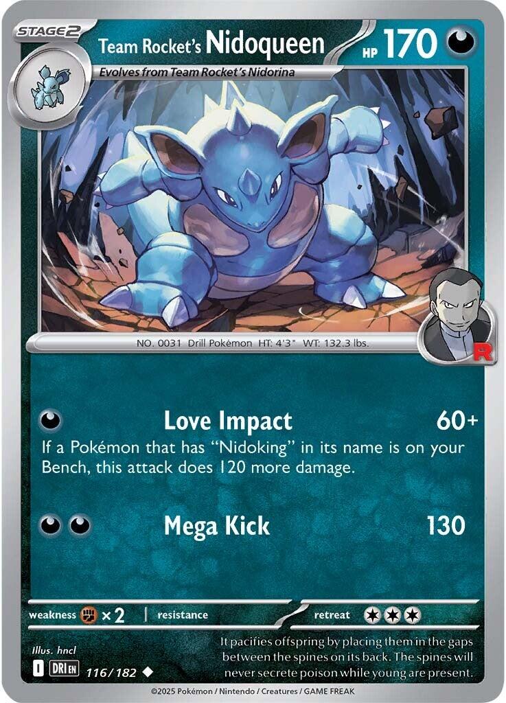 Team Rocket's Nidoqueen (116/182) [Scarlet & Violet: Destined Rivals] | Enigma On Main