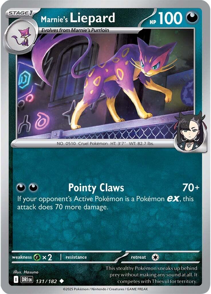 Marnie's Liepard (131/182) [Scarlet & Violet: Destined Rivals] | Enigma On Main