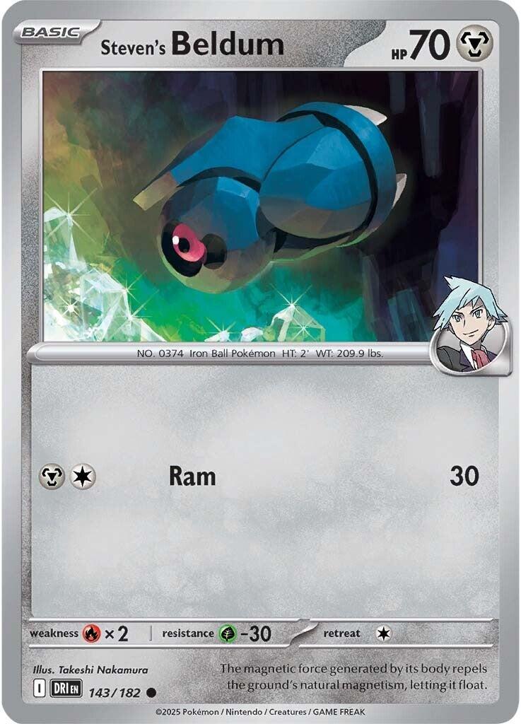 Steven's Beldum (143/182) [Scarlet & Violet: Destined Rivals] | Enigma On Main