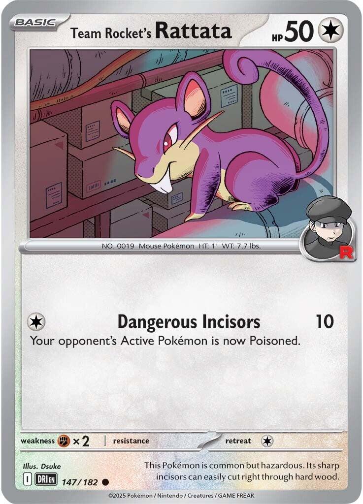Team Rocket's Rattata (147/182) [Scarlet & Violet: Destined Rivals] | Enigma On Main