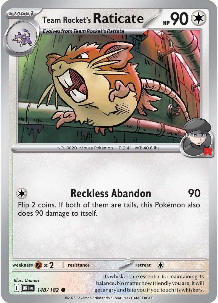 Team Rocket's Raticate (148/182) [Scarlet & Violet: Destined Rivals] | Enigma On Main