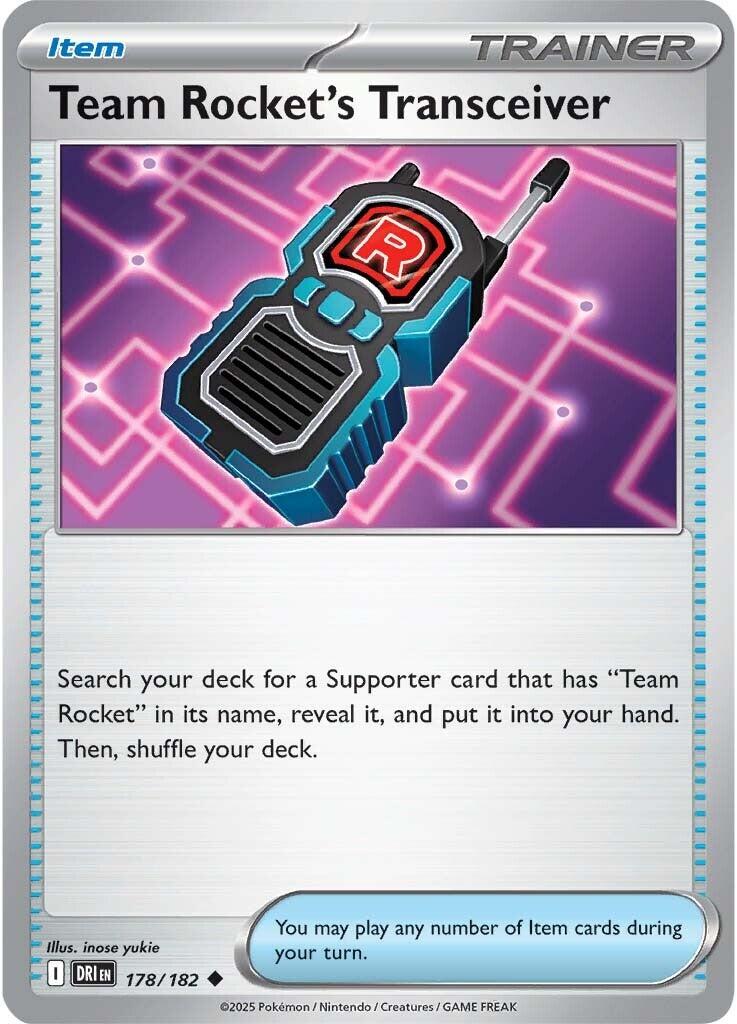 Team Rocket's Transceiver (178/182) [Scarlet & Violet: Destined Rivals] | Enigma On Main