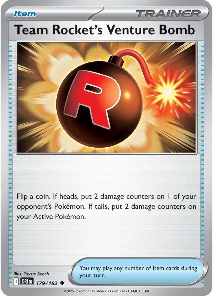 Team Rocket's Venture Bomb (179/182) [Scarlet & Violet: Destined Rivals] | Enigma On Main