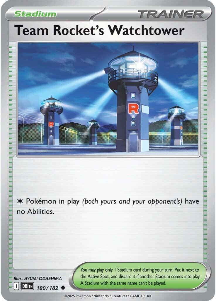 Team Rocket's Watchtower (180/182) [Scarlet & Violet: Destined Rivals] | Enigma On Main