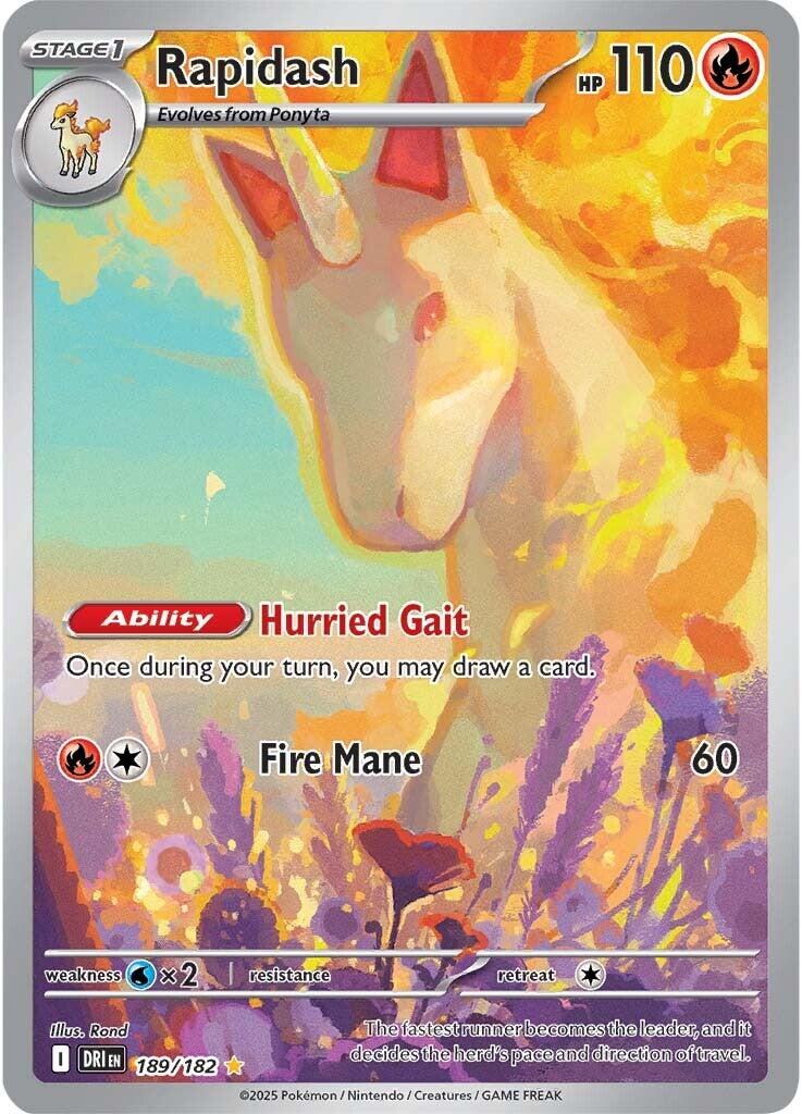 Rapidash (189/182) [Scarlet & Violet: Destined Rivals] | Enigma On Main