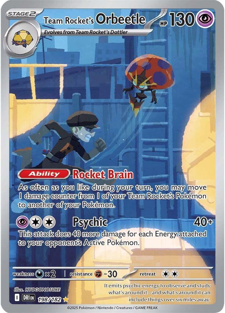 Team Rocket's Orbeetle (198/182) [Scarlet & Violet: Destined Rivals] | Enigma On Main