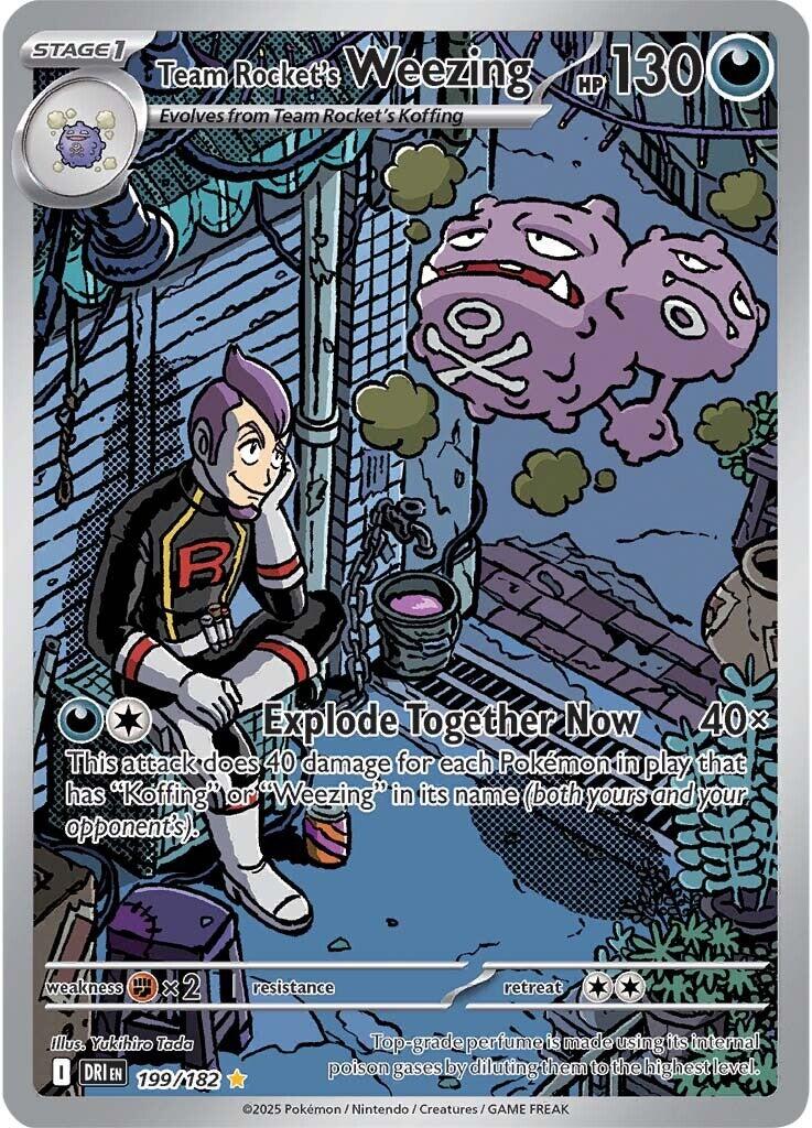 Team Rocket's Weezing (199/182) [Scarlet & Violet: Destined Rivals] | Enigma On Main