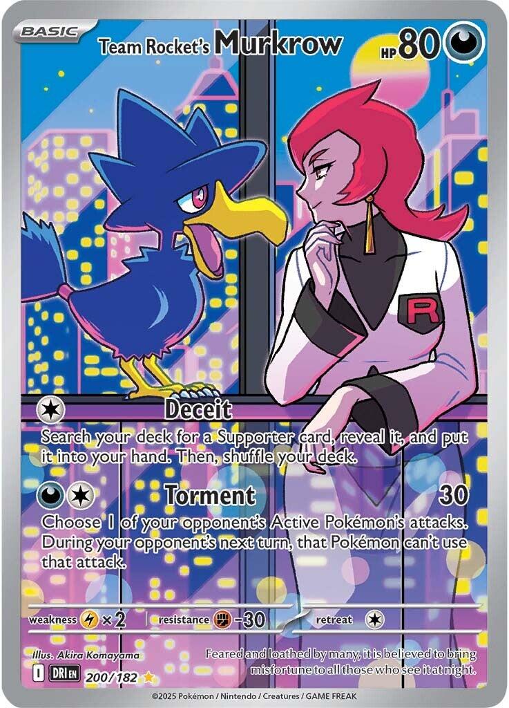 Team Rocket's Murkrow (200/182) [Scarlet & Violet: Destined Rivals] | Enigma On Main
