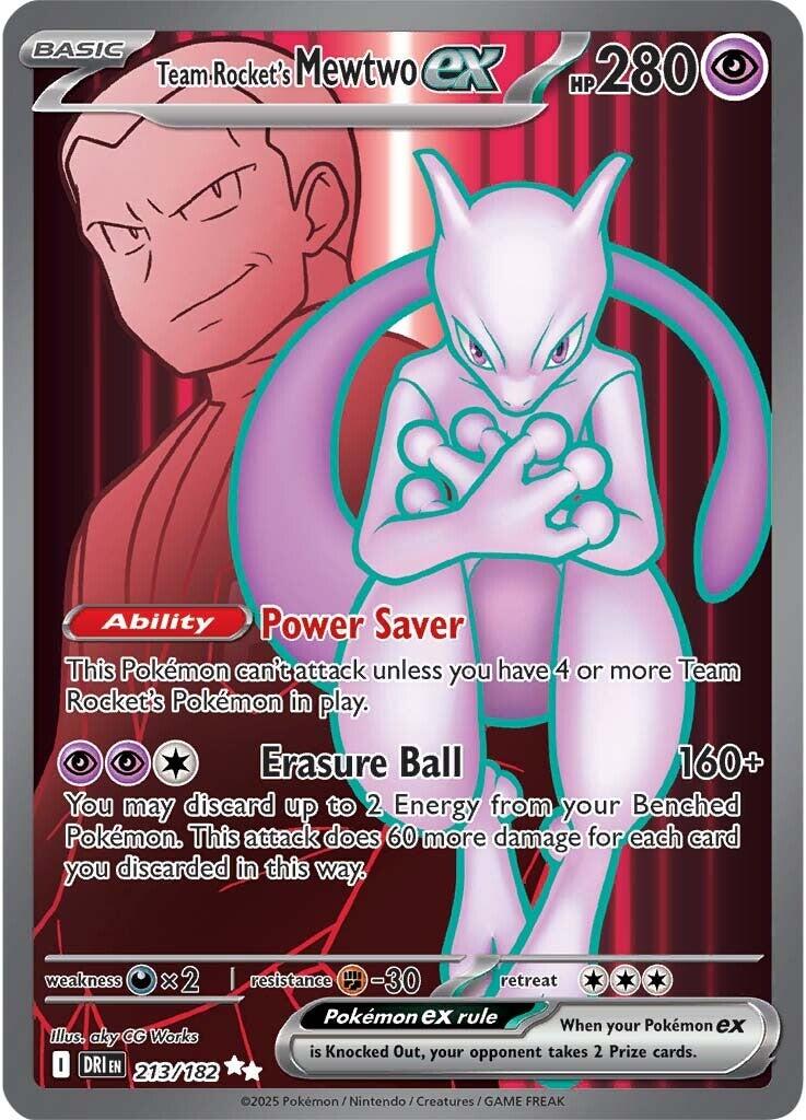 Team Rocket's Mewtwo ex (213/182) [Scarlet & Violet: Destined Rivals] | Enigma On Main